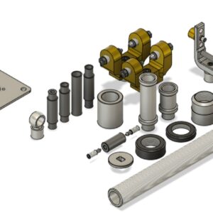 KIT COMPLETO ATTACCHI per 04.U20.1002 - accessori MTB (DS1.BUMP incluso)