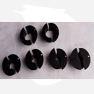 BOCCOLE MORSA SAGOMATA Ø 11,0 - per kit 14.V11.005 - POM nero